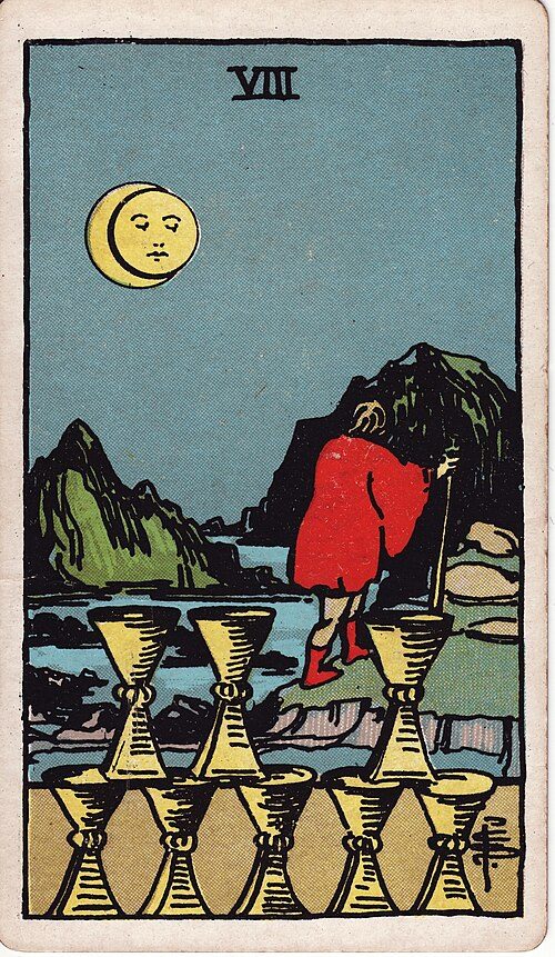 Eight of Cups tarot card