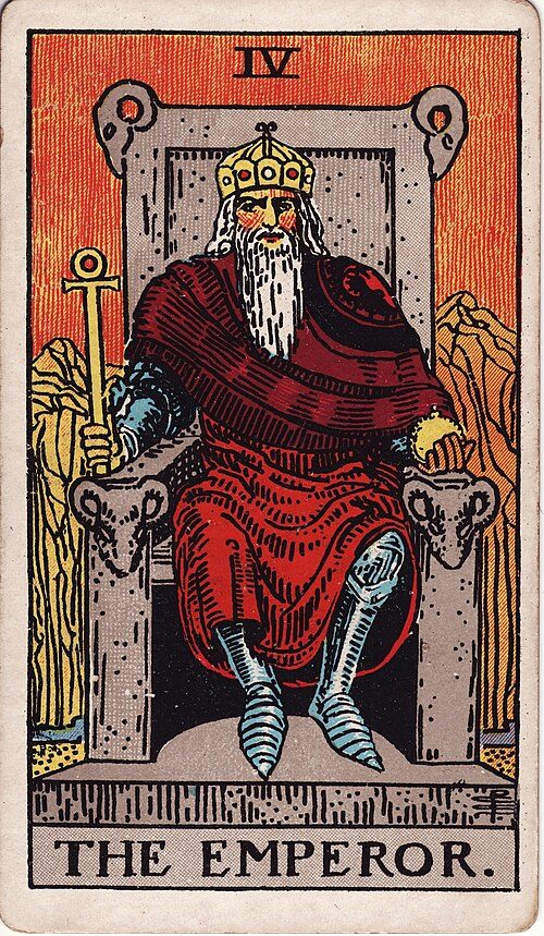 The Emperor tarot card