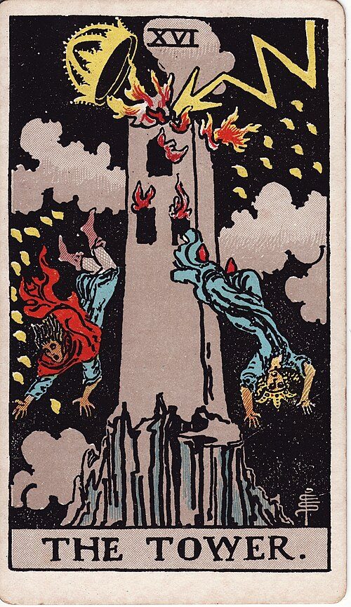 The Tower tarot card