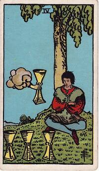 Four of Cups tarot card