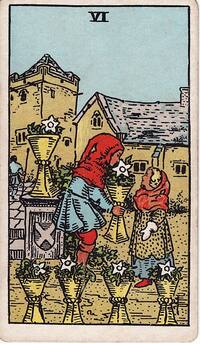 Six of Cups tarot card