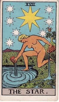 The Star tarot card