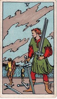 Five of Swords tarot card